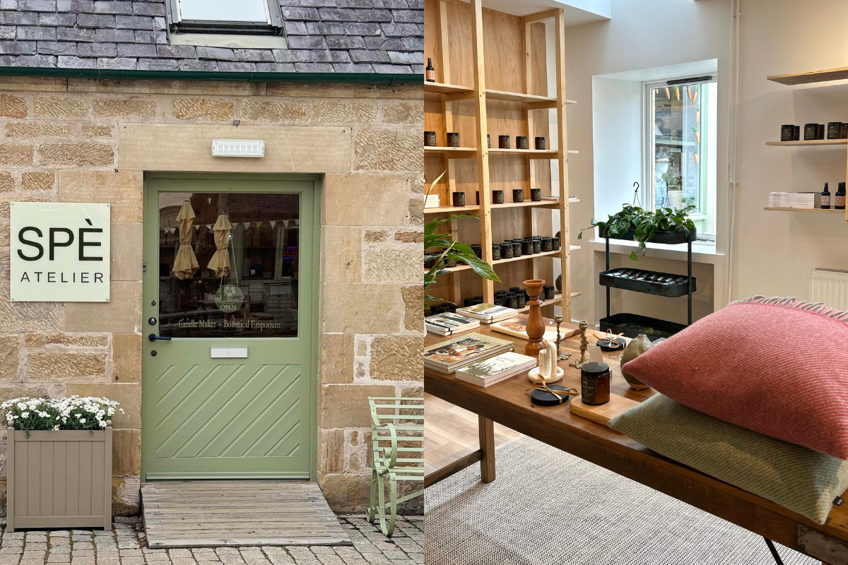 SPÈ Atelier is a newly opened botanical emporium and candle-maker in Moray