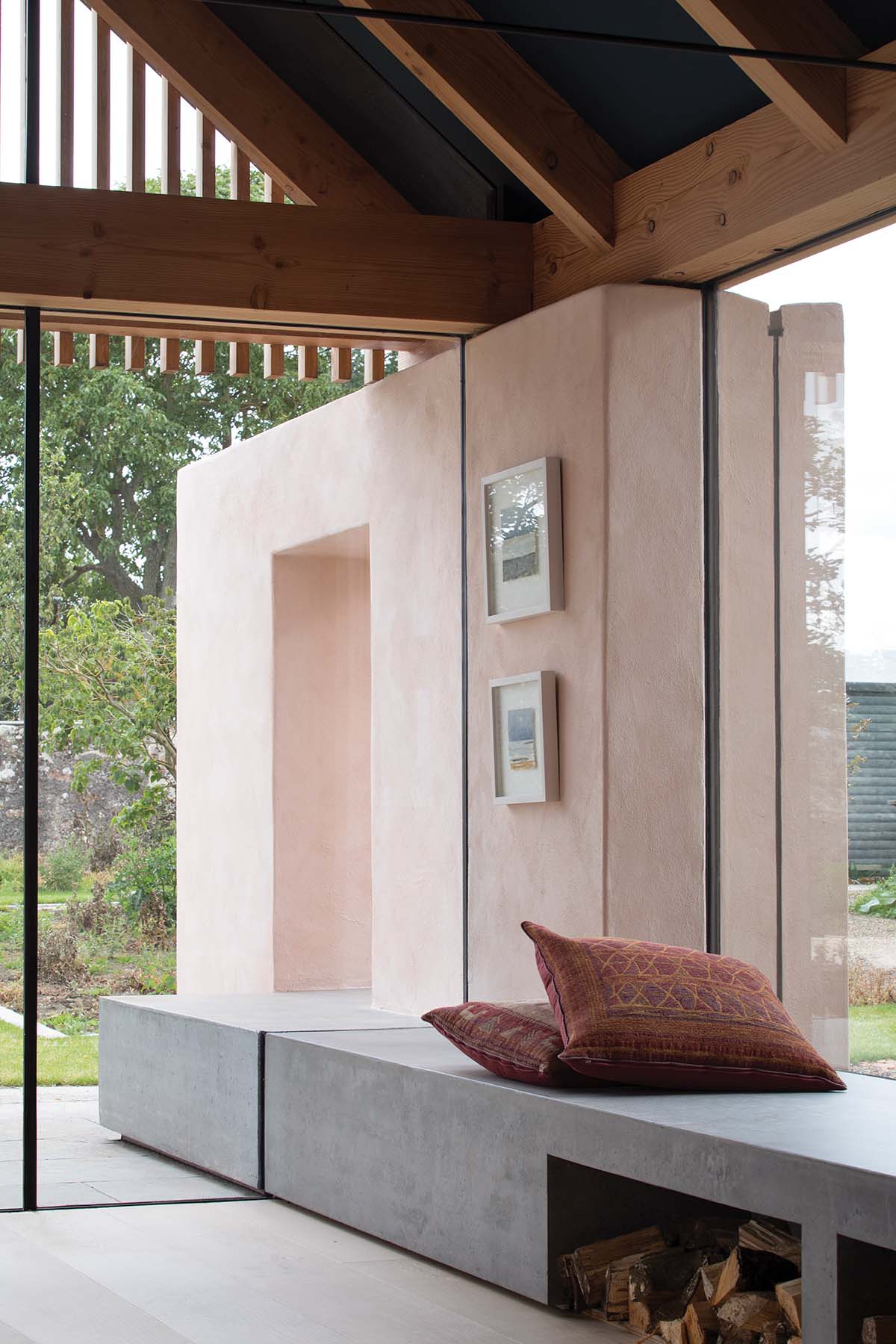 a 200-year-old manor house in Scotland with a timber Douglas fir extension by Carpenter Oak