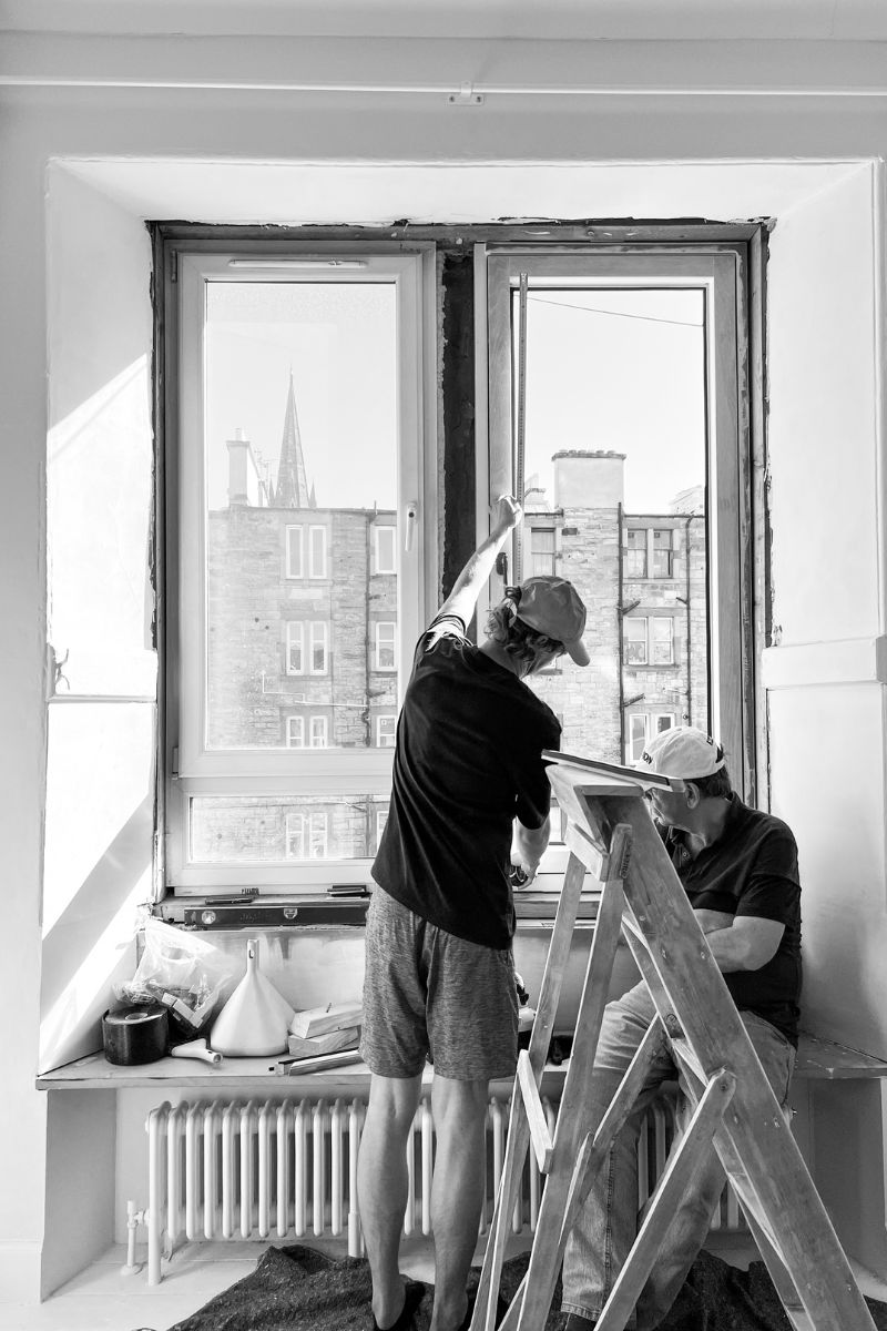 Window seat construction