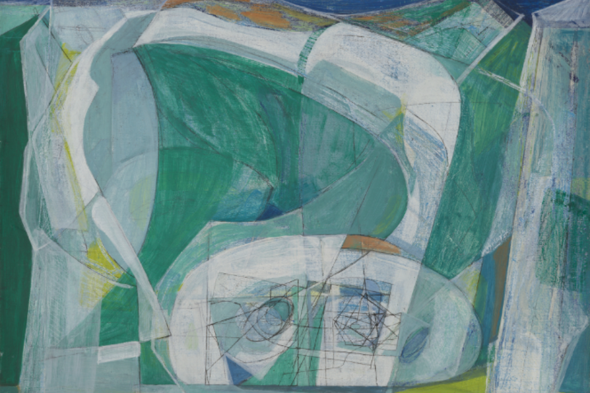 artwork called Glacier Crystal, Grindelwald was inspired by her trip to Switzerland