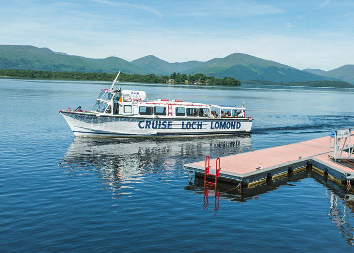 Luss Distillery boat tour with Cruise Loch Lomond (why not go to Balmaha for lunch at the Oak Tree Inn?)