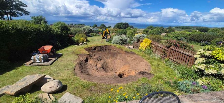 best gardne designers in scotland - down to earth