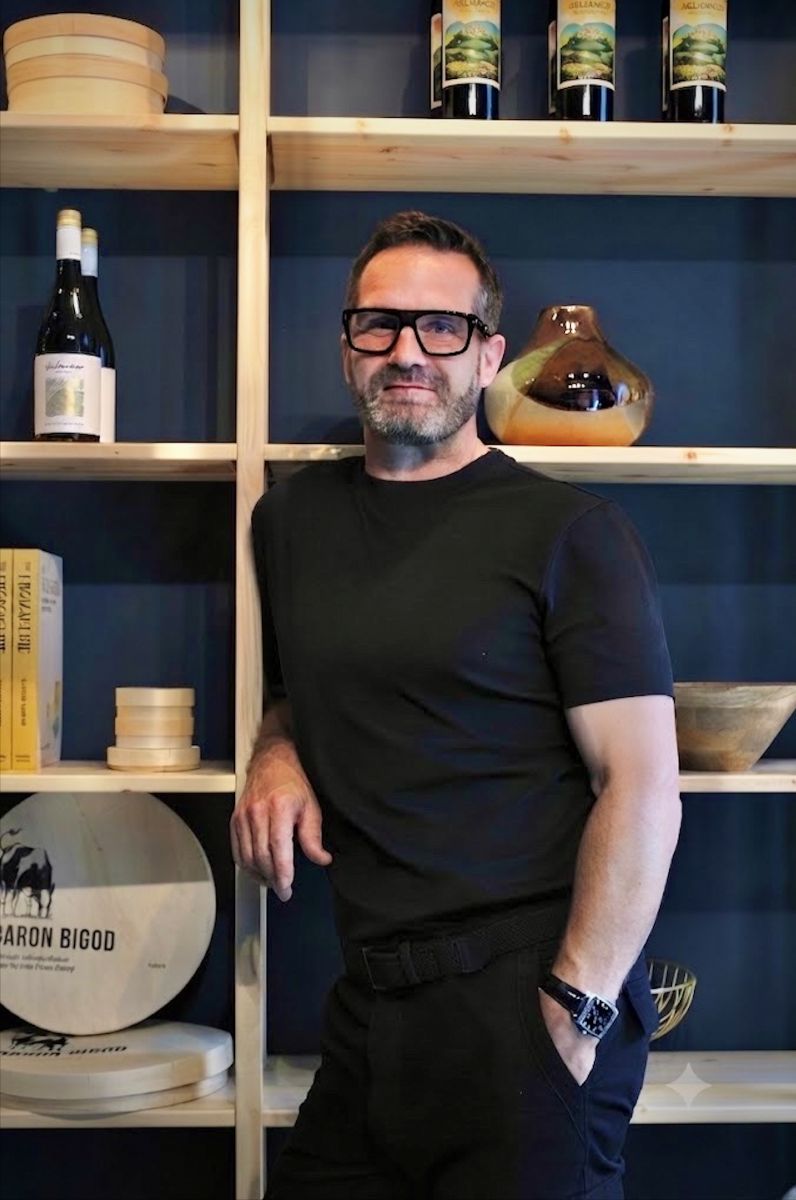 Neil Cinningham, owner of The Big Cheese, a new cheese shop in Edinburgh opening on August 1st