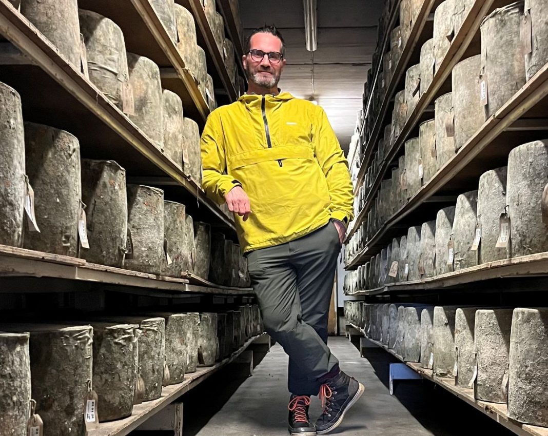 Neil Cinningham, owner of The Big Cheese, a new cheese shop in Edinburgh opening on August 1st