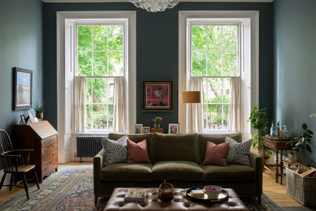 Living room of townhouse