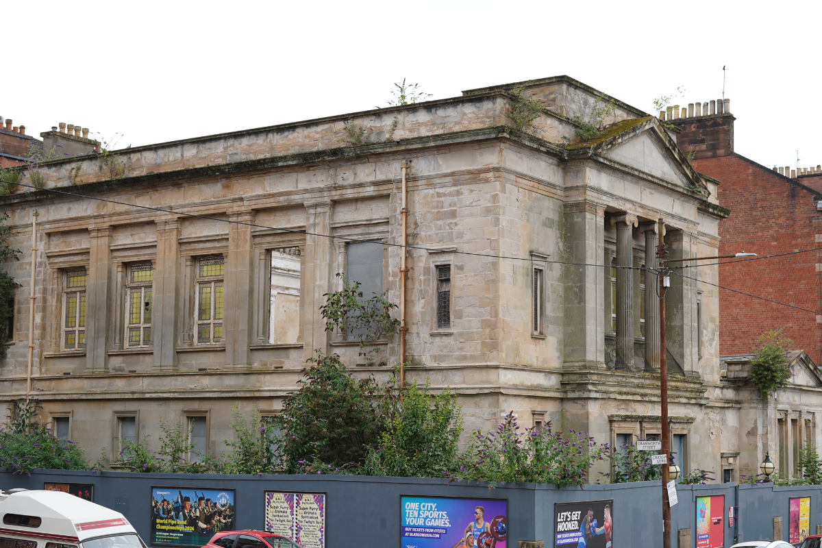 Outside Hillhead Baptist Church