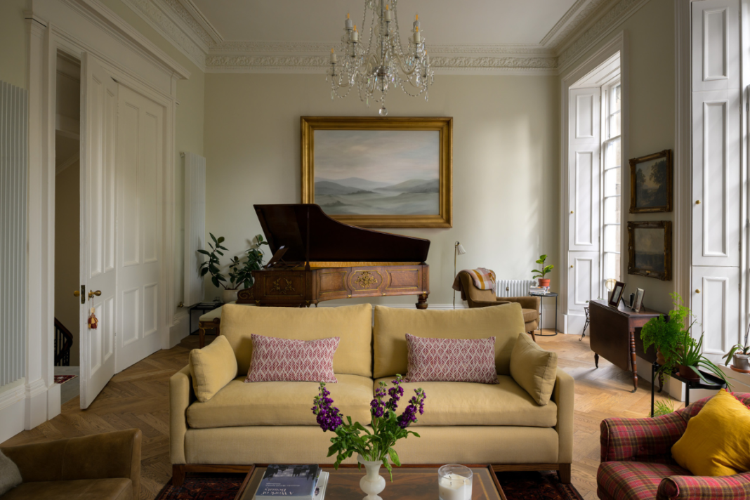 Living room of townhouse