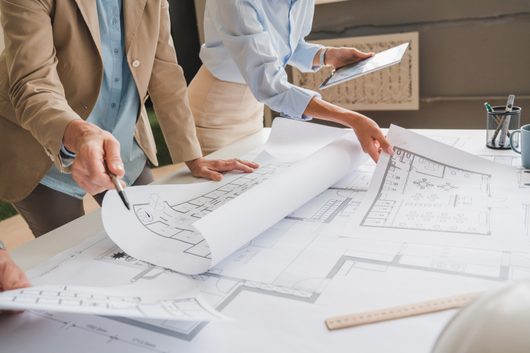 Architects working