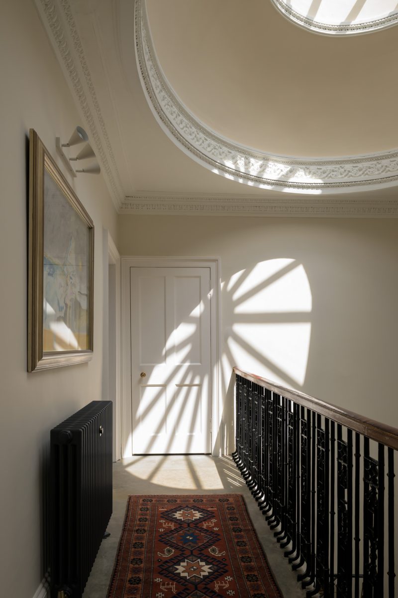 Cupola lets light flood the townhouse