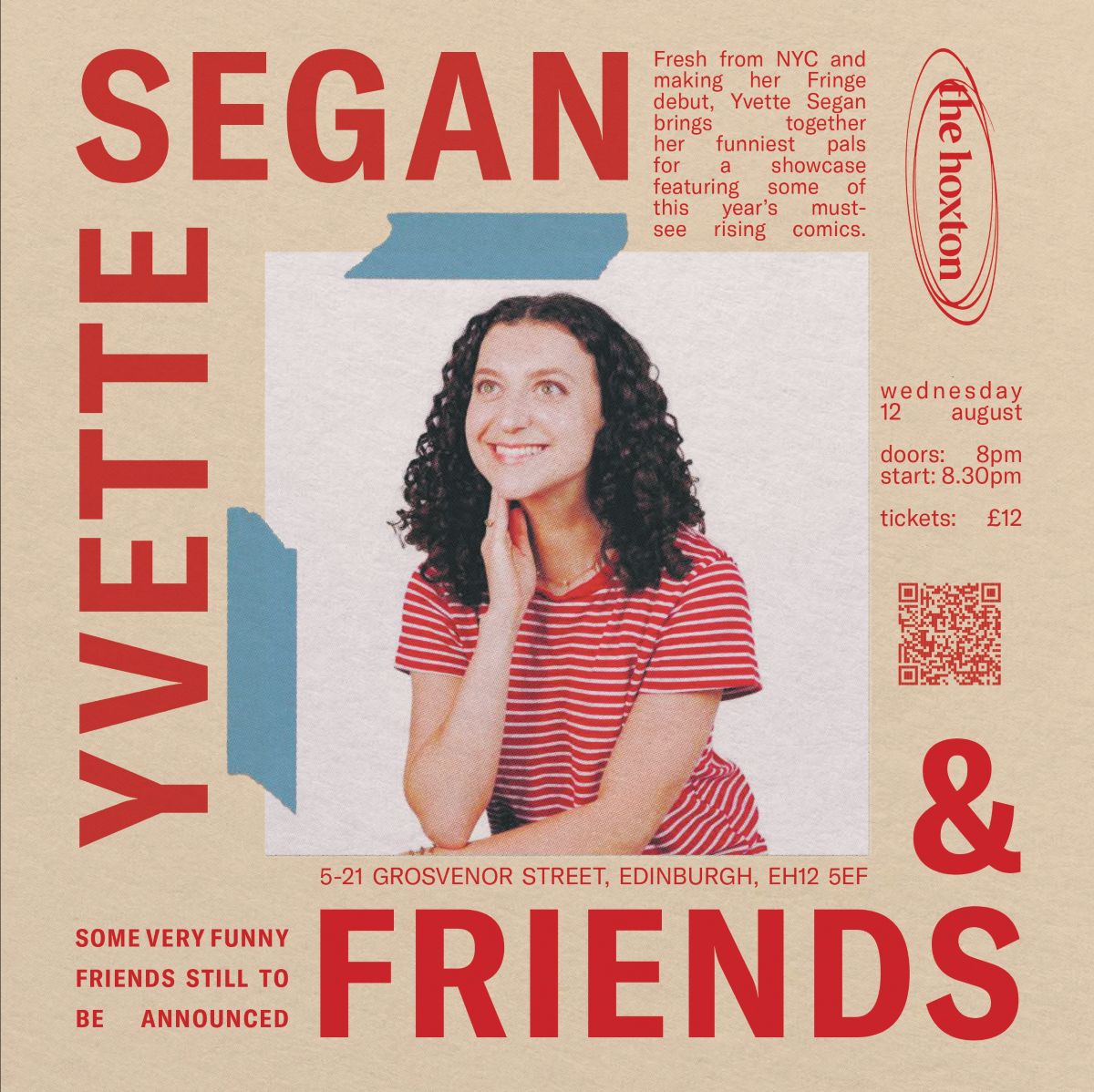 'Yvette Segan & Friends' for The Get Together at The Hoxton in Edinburgh
