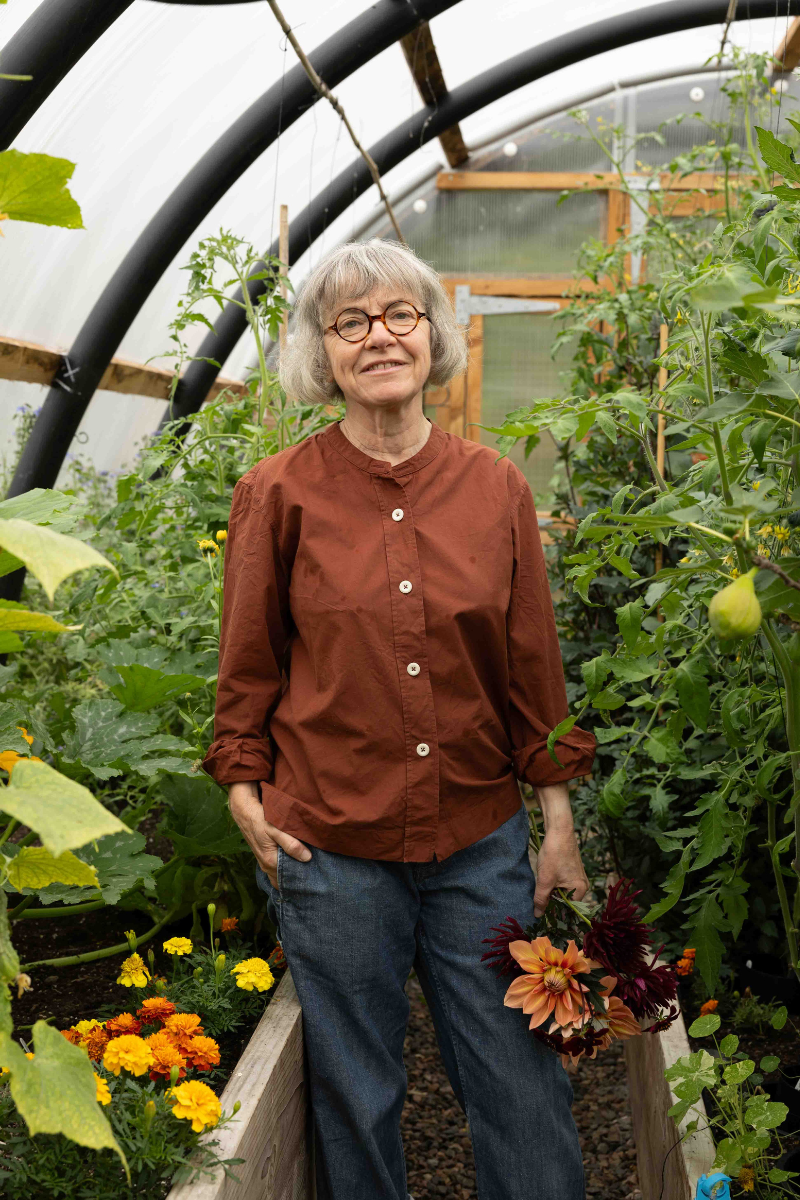 Angie’s Polycrub helps her garden flourish