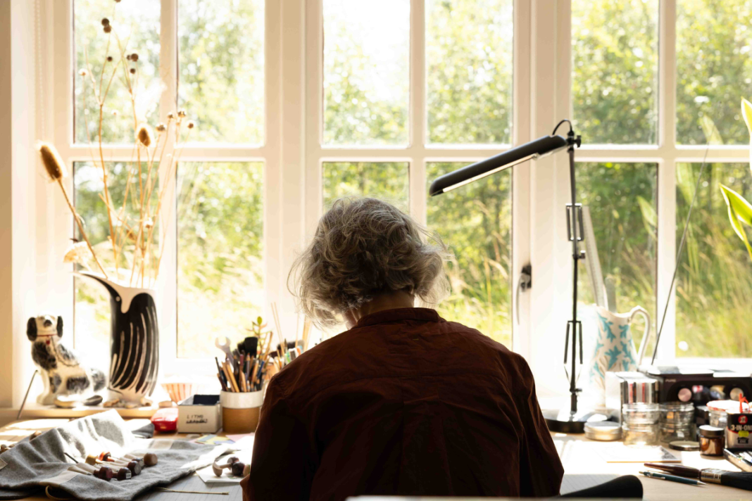 Inside Angie Lewin's home
