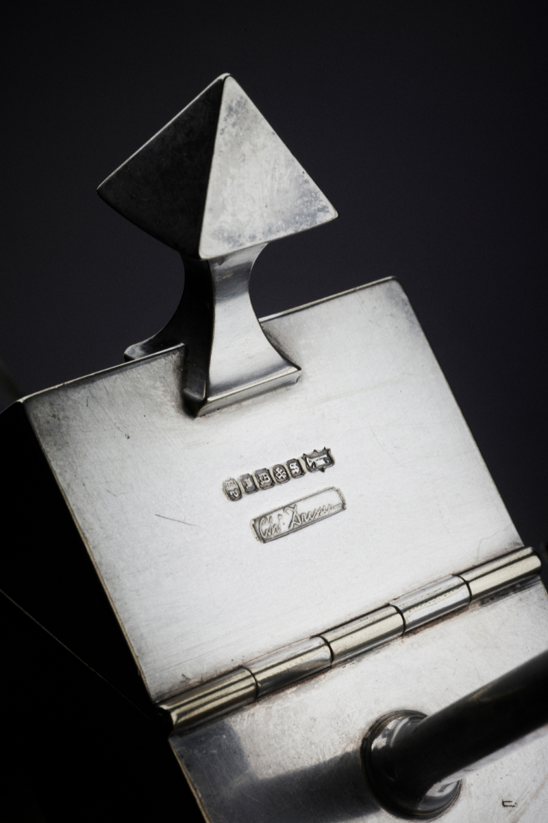 Despigner Christopher Dresser was inspired to create the teapot after a trip to Japan