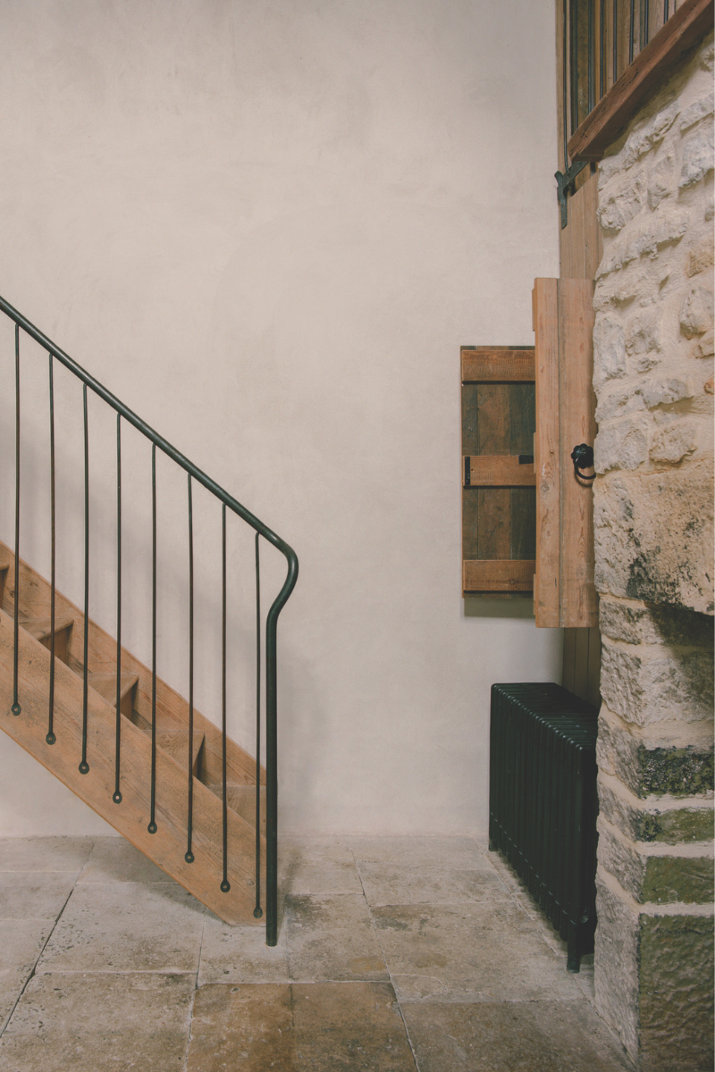 Staircase in the cottage
