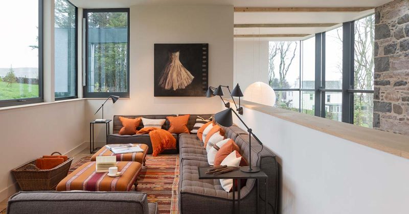 Cairnmore House Gallery Room, one of scotlands best golf courses and luxury stays