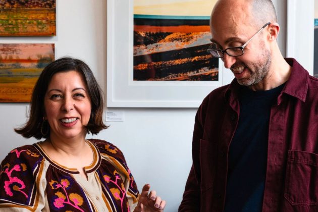 Founders of The found Gallery in Dunbar, Hannah and Matthew