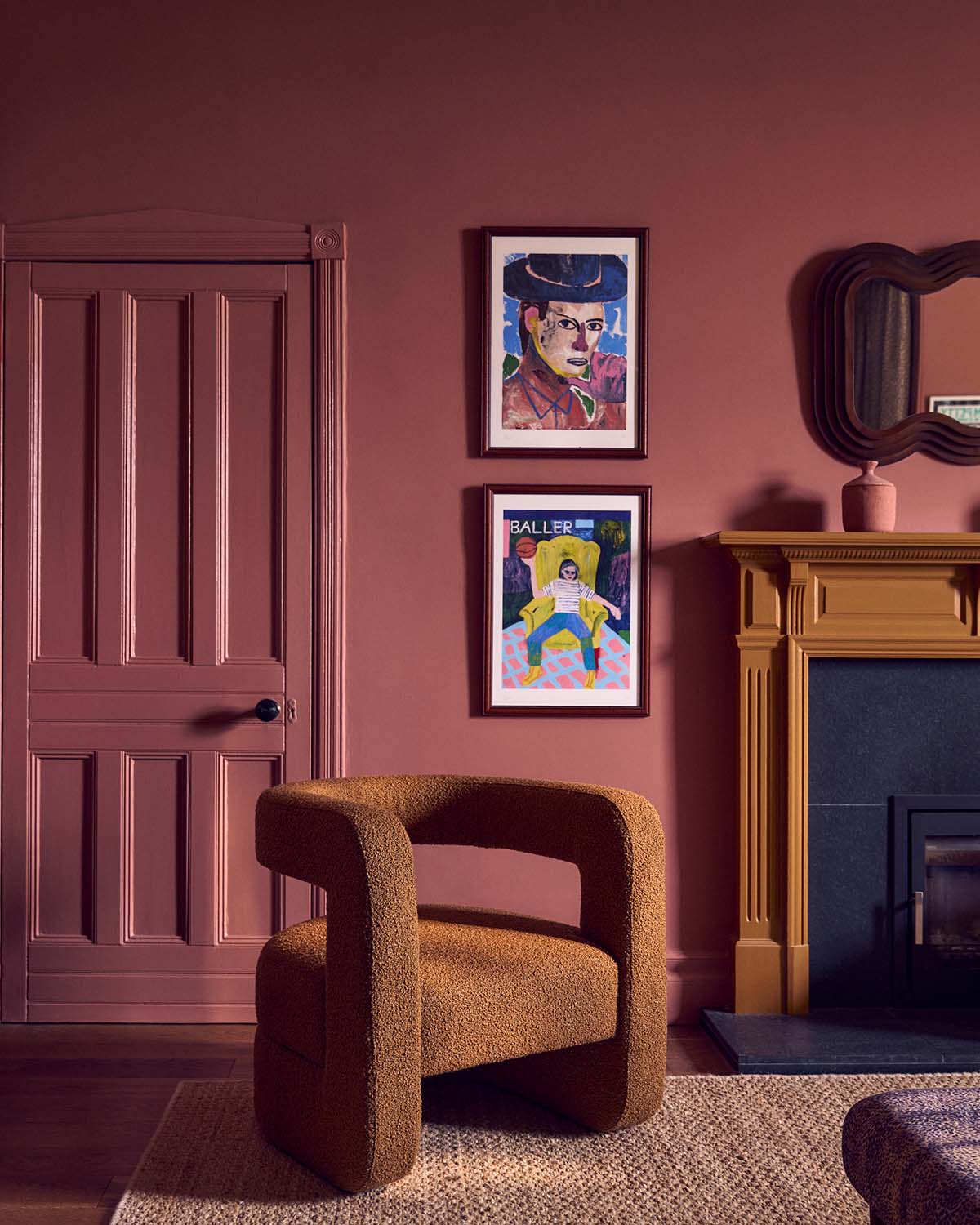 Studio Braw pink house with warm tones