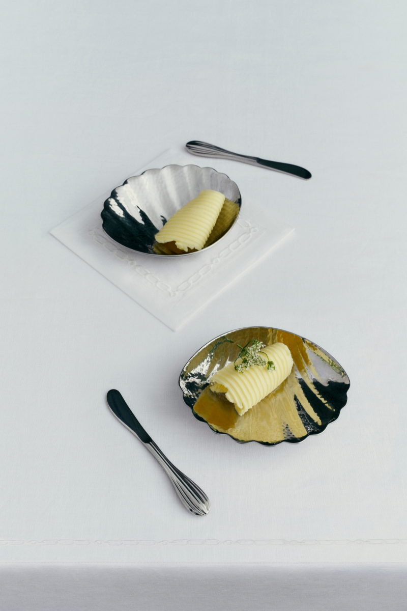 Victoria Beckham shell dishes and cutlery