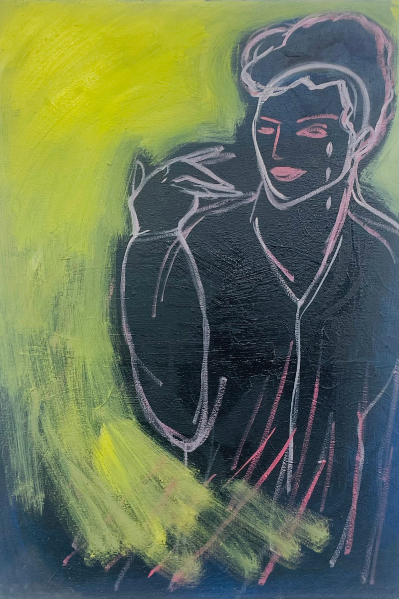 Steven E Robertson Twink Death 2026 Oil on Canvas 