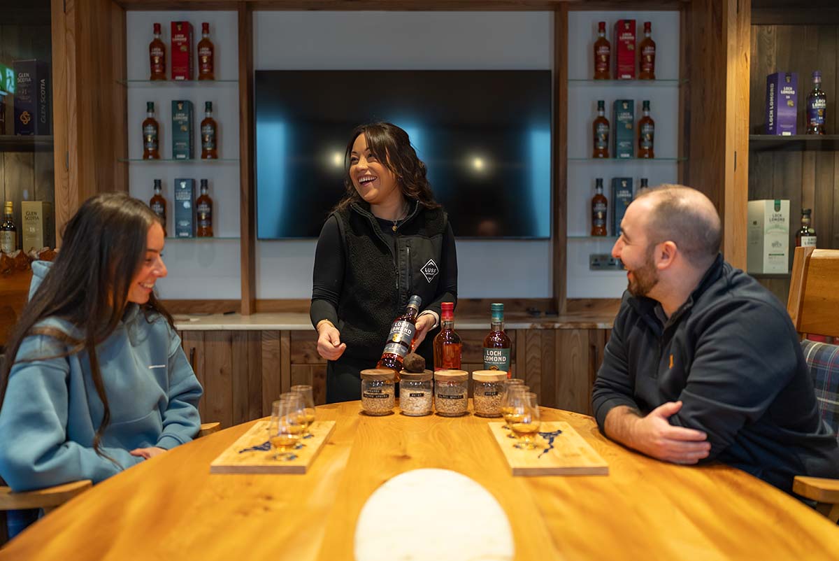 loch lomond Distillery tour with two people