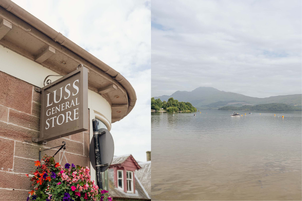 lochside village in loch lomond and the trossachs national park